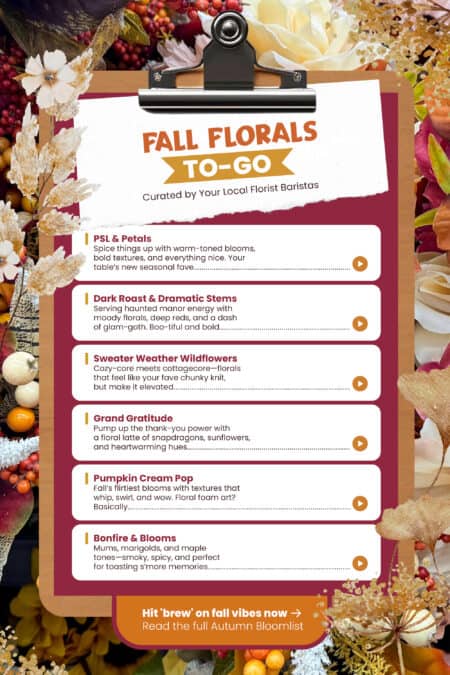 Fall florals to-go